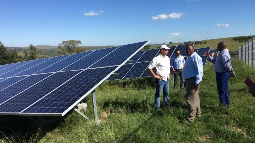 Solaranlage in Südafrika