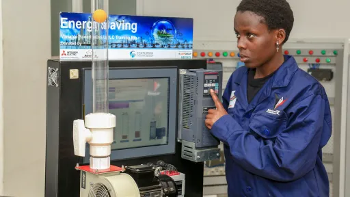 Praktisches Training an der Berufsschule