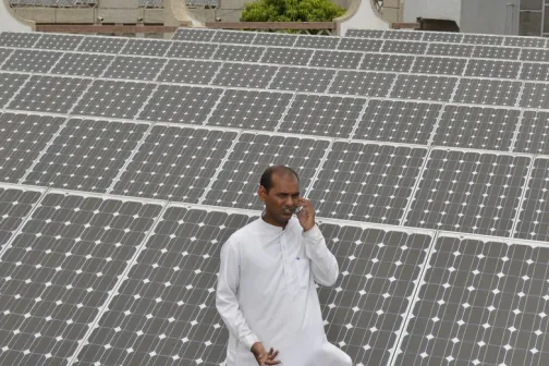 Solaranlage Indien